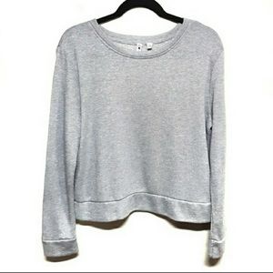 Cable \u0026 Gauge Sweaters | Cable \u0026 Gauge Sparkly Sweatshirt | Color: Gray/Silver | Size: L | Smswim84's Closet